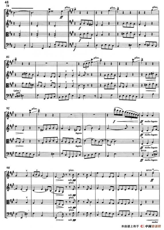 WE WISH YOU A MERRY CHRISTMAS（弦乐四重奏）