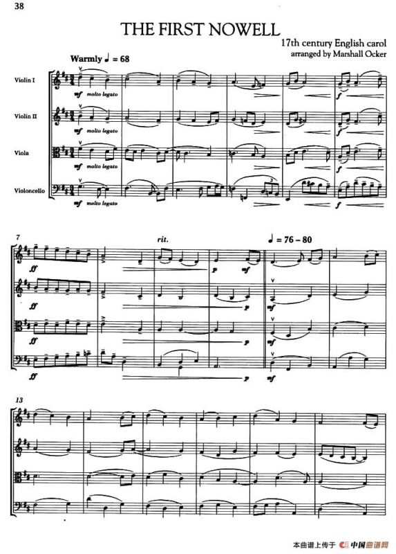 THE FIRST NOWELL（弦乐四重奏）
