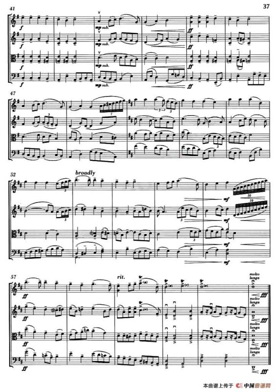 HARK! THE HERALD ANGELS SING（听！天使高声唱）（弦乐四重奏）