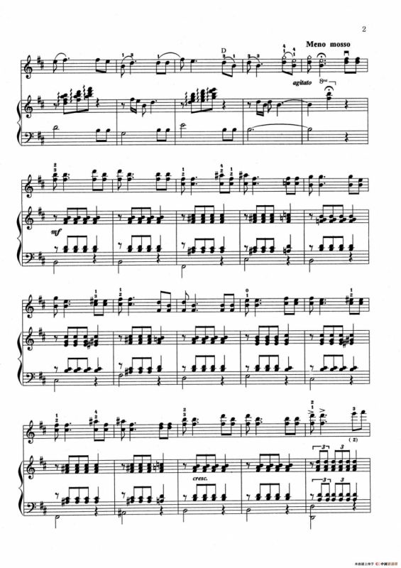 翻身的牧童（小提琴+钢琴伴奏）