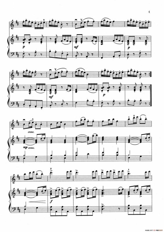 翻身的牧童（小提琴+钢琴伴奏）