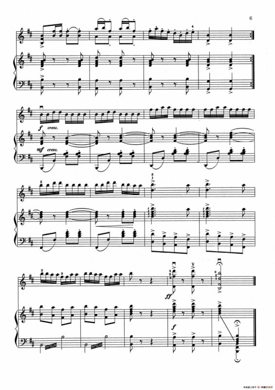 翻身的牧童（小提琴+钢琴伴奏）