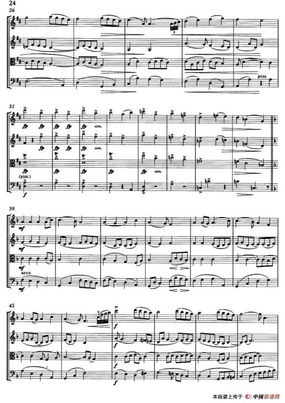 .ANGELS WE HAVE HEARD ON HIGH（圣诞音乐、弦乐四重奏）