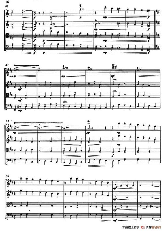 ON THIS DAY EVERYWHERE（圣诞音乐、弦乐四重奏）