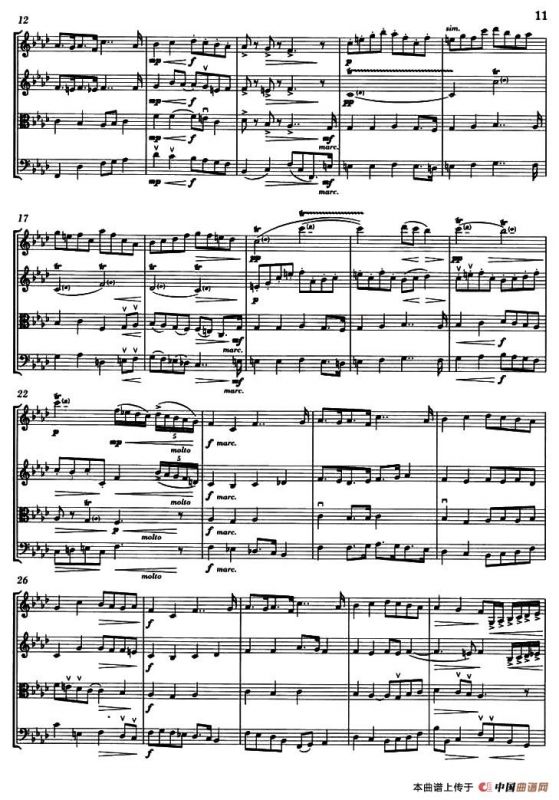 MARCH OF THE KINGS（圣诞音乐、弦乐四重奏）