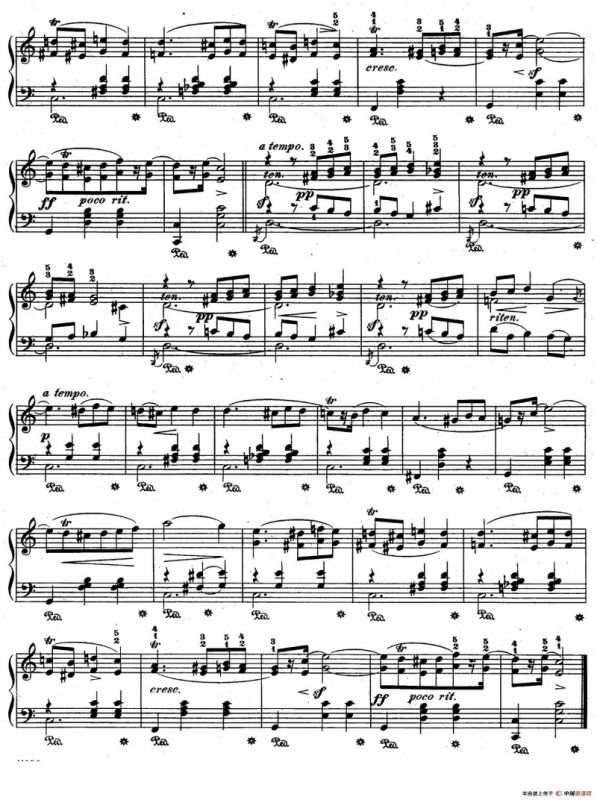 Quatre Mazurkas Op.67 Op.3（4首玛祖卡舞曲·3）