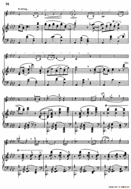 摇篮曲（Cradle Song）（小提琴+钢琴伴奏）