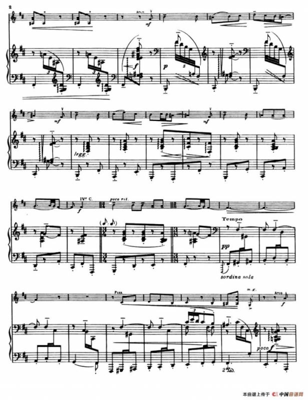 Suite of Spanish Folksongs:1、EL PANO MORUNO（小提琴+钢琴伴奏）