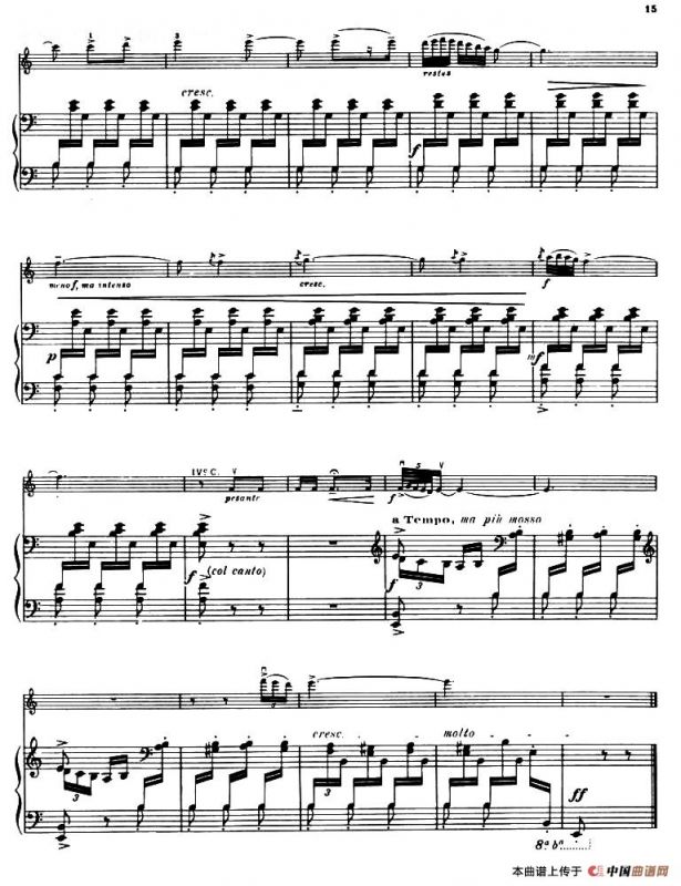 Suite of Spanish Folksongs:4、POLO（小提琴+钢琴伴奏）