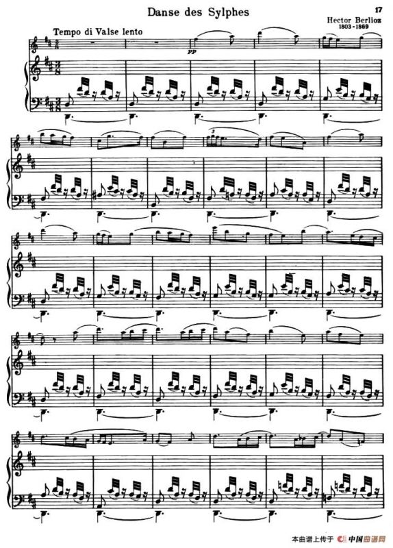 DANSE DES SYLPHES（死亡之舞）（小提琴+钢琴伴奏）