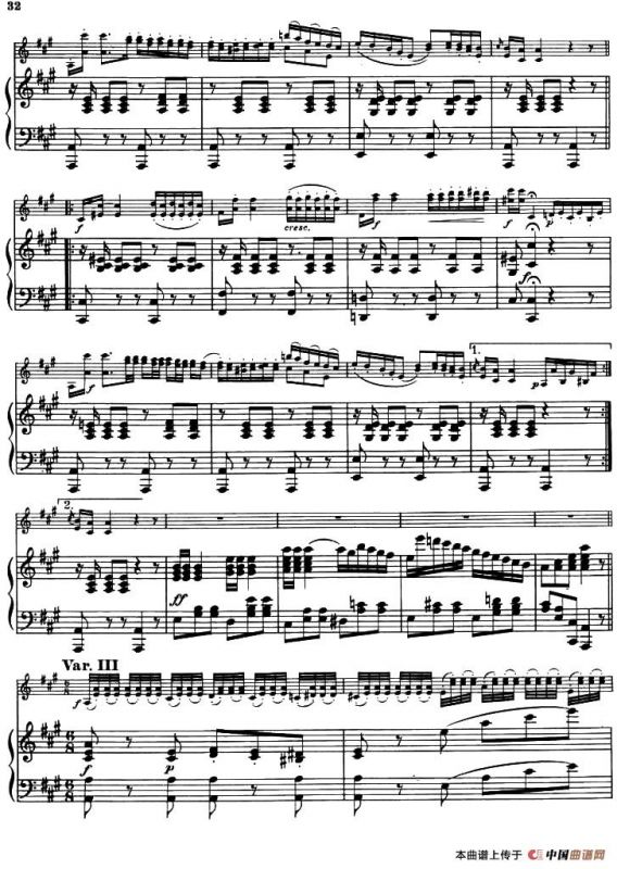 AIR VARIE No.6（天空变奏曲）（小提琴+钢琴伴奏）