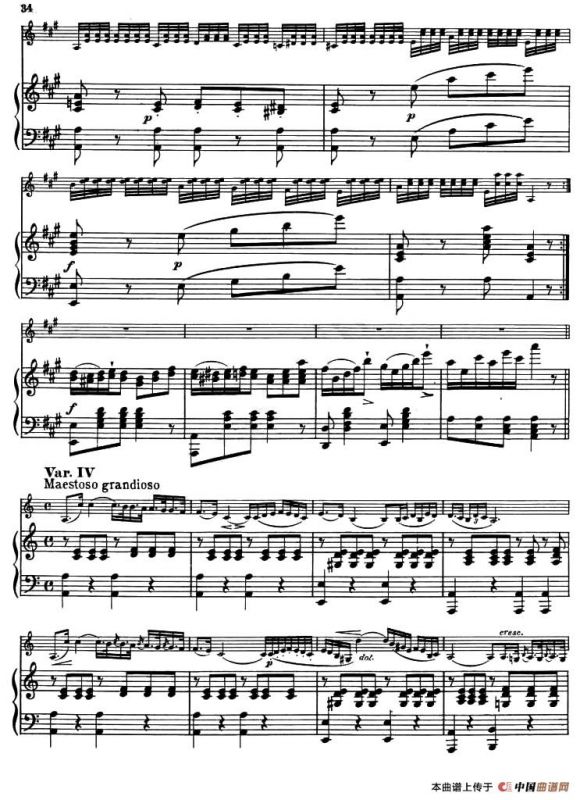 AIR VARIE No.6（天空变奏曲）（小提琴+钢琴伴奏）