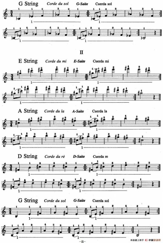 铃木小提琴教材第五册（Suzuki Violin School Violin Part VOLUME 5）