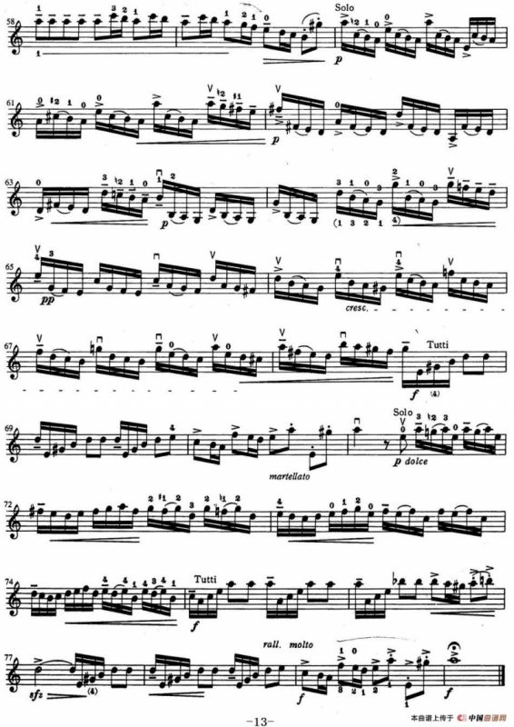 铃木小提琴教材第四册（Suzuki Violin School Violin Part VOLUME 4）
