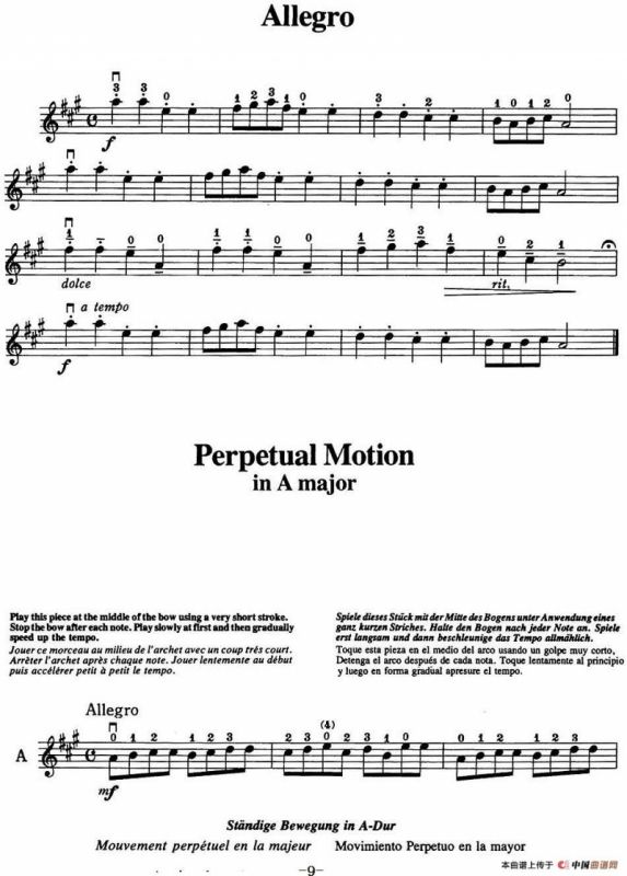 铃木小提琴教材第一册（Suzuki VIOLIN PART VOLUME 1）