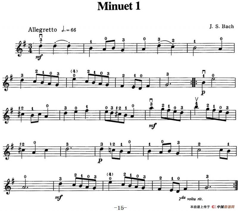 铃木小提琴教材第一册（Suzuki VIOLIN PART VOLUME 1）