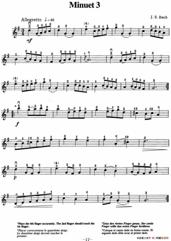 铃木小提琴教材第一册（Suzuki VIOLIN PART VOLUME 1）