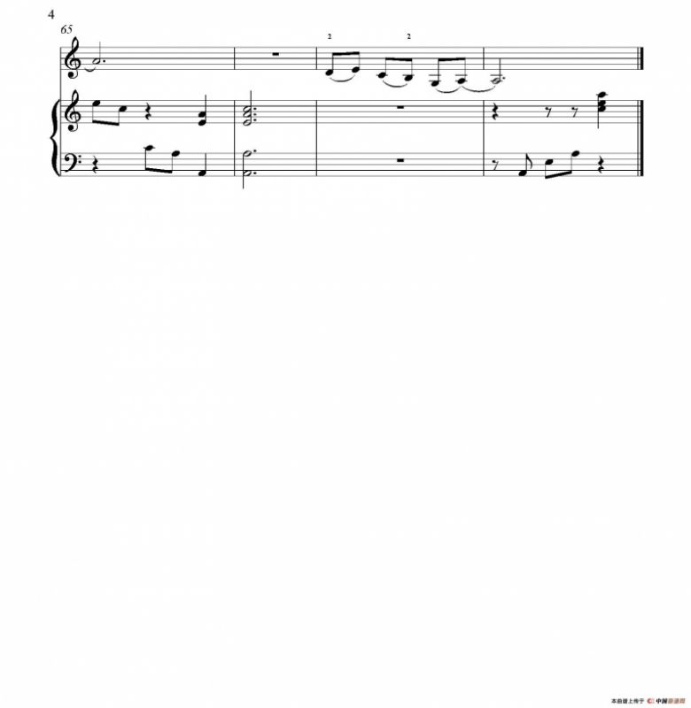 Sad Rommance for Beginning Violin（小提琴+钢琴伴奏）