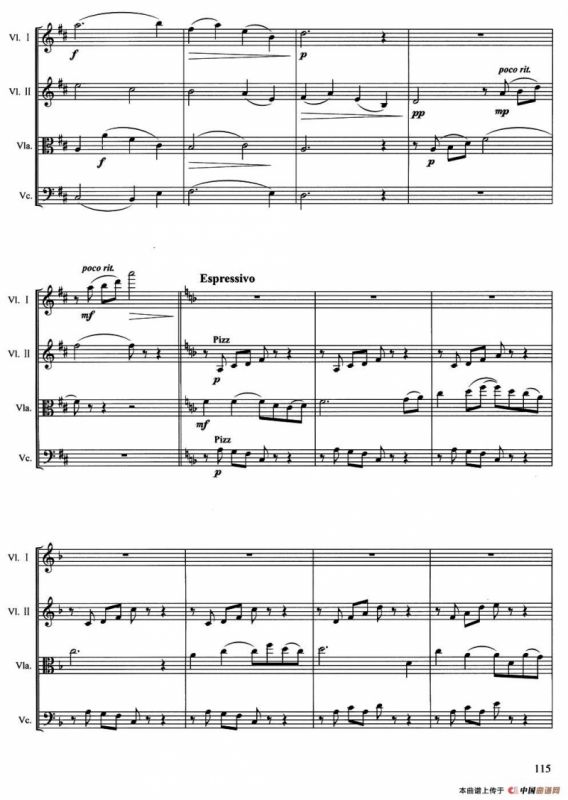 夜月（弦乐四重奏）