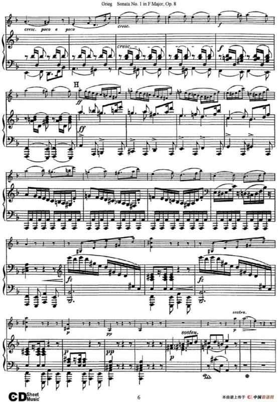 Violin Sonata No.1 Op.3（小提琴+钢琴伴奏）