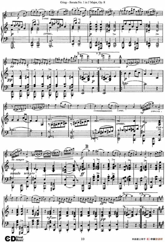 Violin Sonata No.1 Op.3（小提琴+钢琴伴奏）