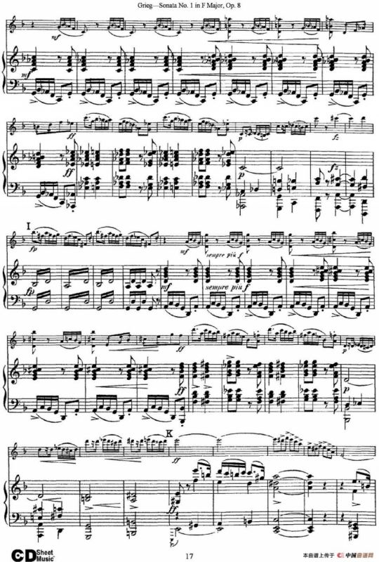 Violin Sonata No.1 Op.3（小提琴+钢琴伴奏）