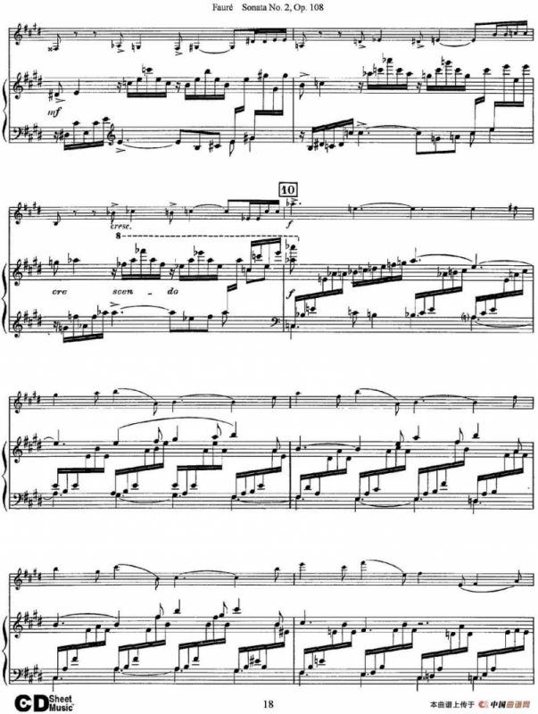 Violin Sonata No.2 Op.108（小提琴+钢琴伴奏）