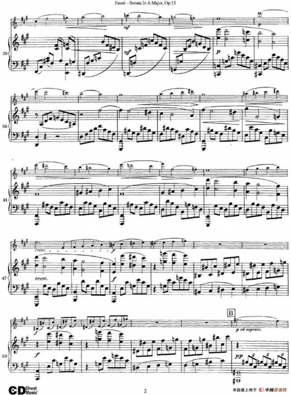 Violin Sonata No.1 Op.13（小提琴+钢琴伴奏）