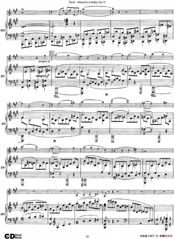 Violin Sonata No.1 Op.13（小提琴+钢琴伴奏）