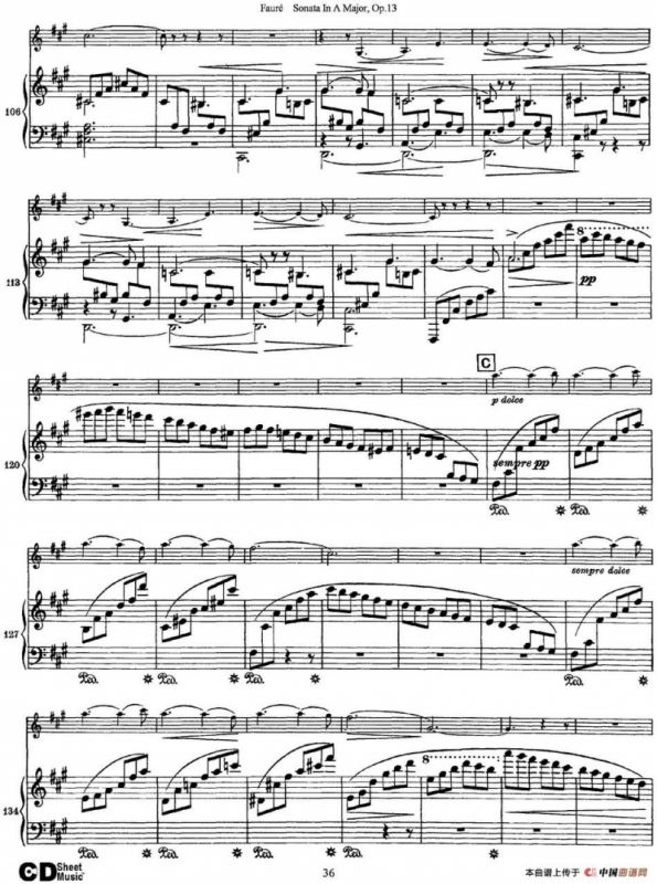 Violin Sonata No.1 Op.13（小提琴+钢琴伴奏）