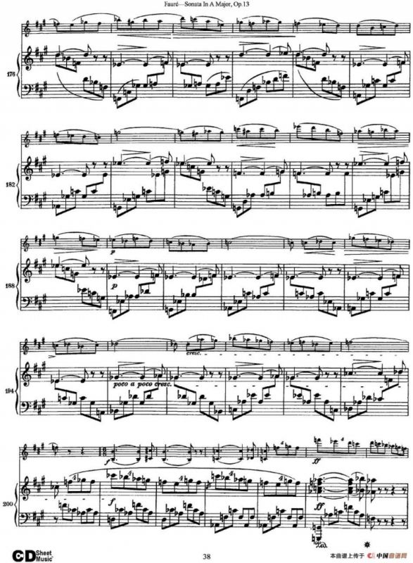 Violin Sonata No.1 Op.13（小提琴+钢琴伴奏）