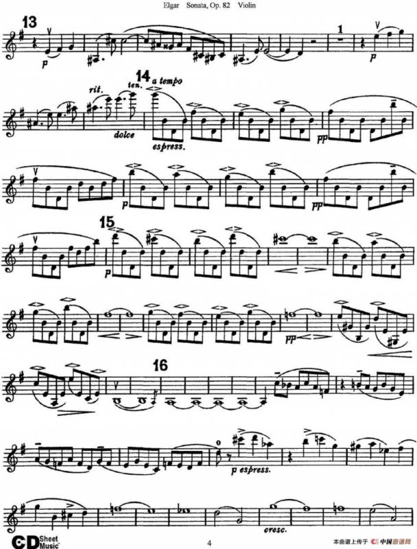 Violin Sonata Op.82