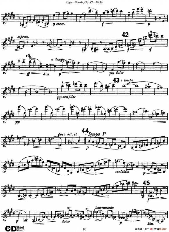 Violin Sonata Op.82