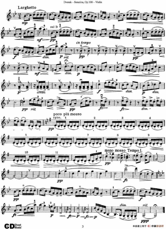 Violin Sonatina Op.100