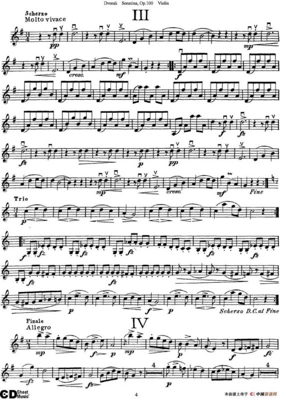 Violin Sonatina Op.100