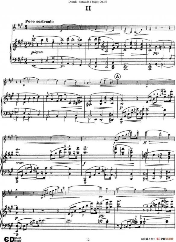 Violin Sonata Op.57（小提琴+钢琴伴奏）