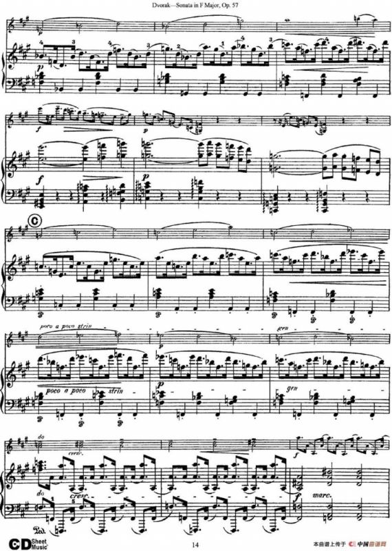 Violin Sonata Op.57（小提琴+钢琴伴奏）