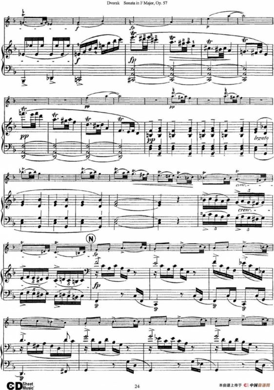 Violin Sonata Op.57（小提琴+钢琴伴奏）
