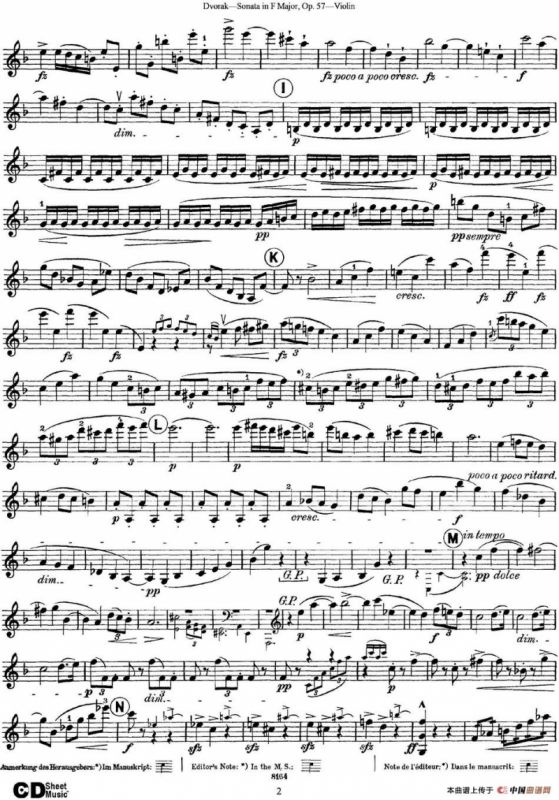Violin Sonata Op.57