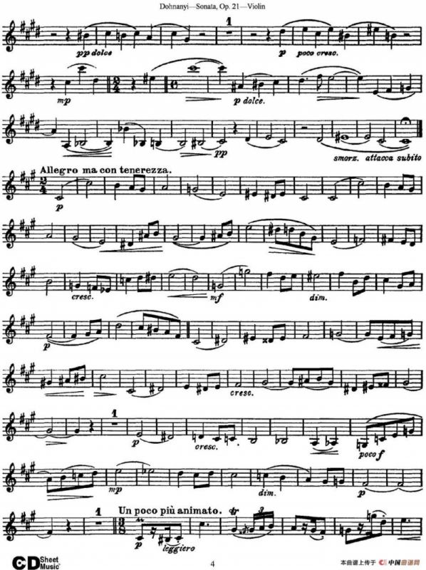 Dohnanyi Sonata Op.21