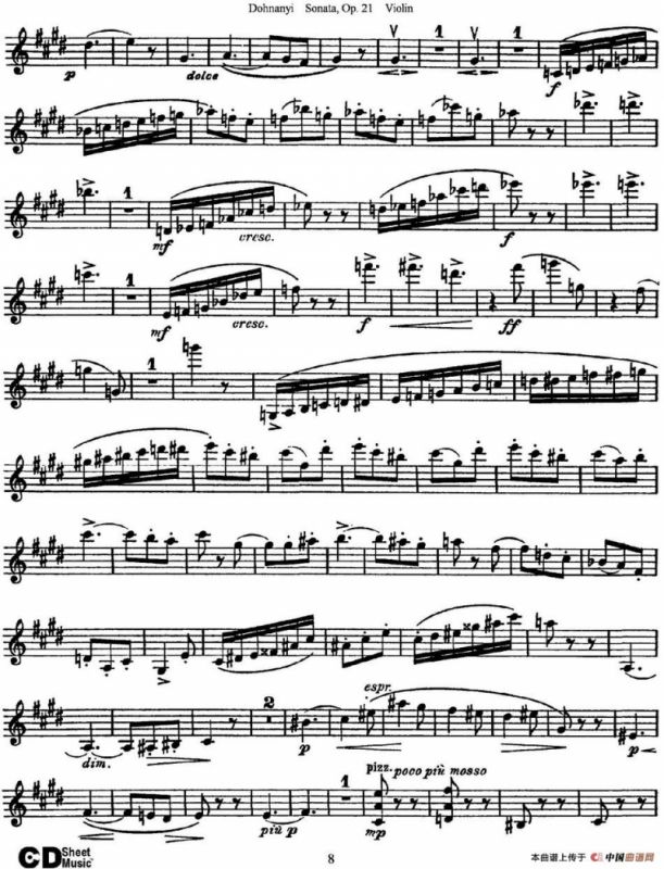 Dohnanyi Sonata Op.21