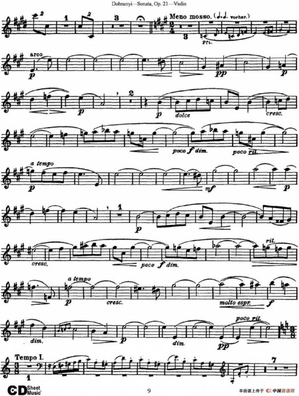 Dohnanyi Sonata Op.21