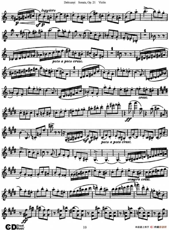 Dohnanyi Sonata Op.21