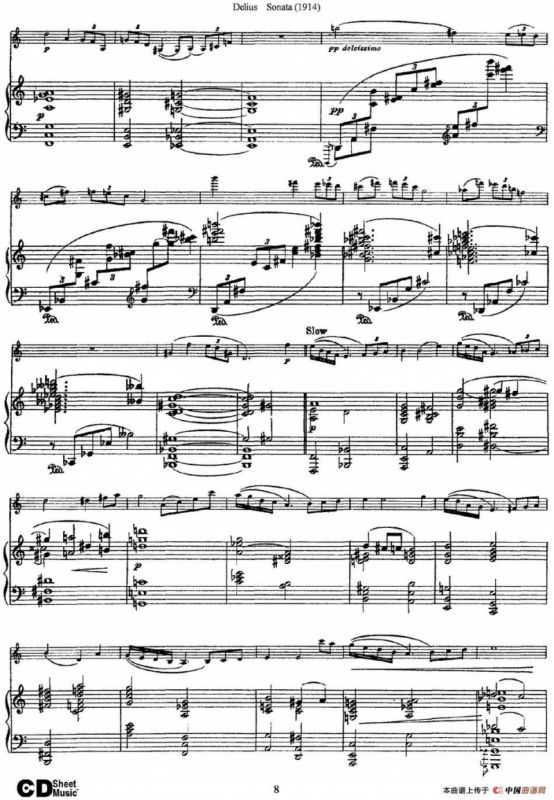 Delius Sonata（小提琴+钢琴伴奏）