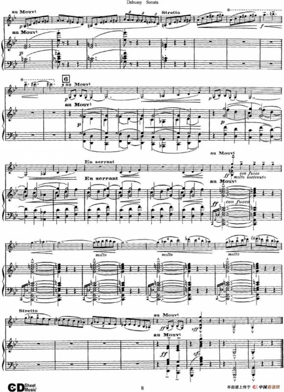 Debussy Sonata（小提琴+钢琴伴奏）