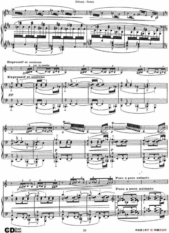 Debussy Sonata（小提琴+钢琴伴奏）