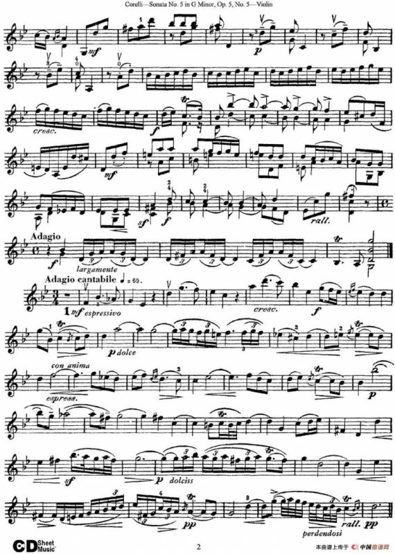 Sonata No.5 in G MinorOp.5 No.5