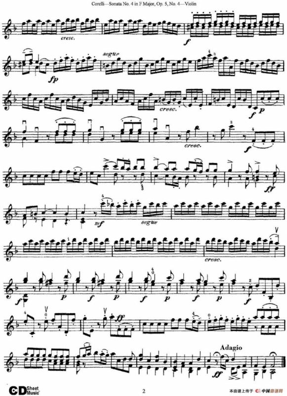 Sonata No.4 in F MajorOp.5 No.4