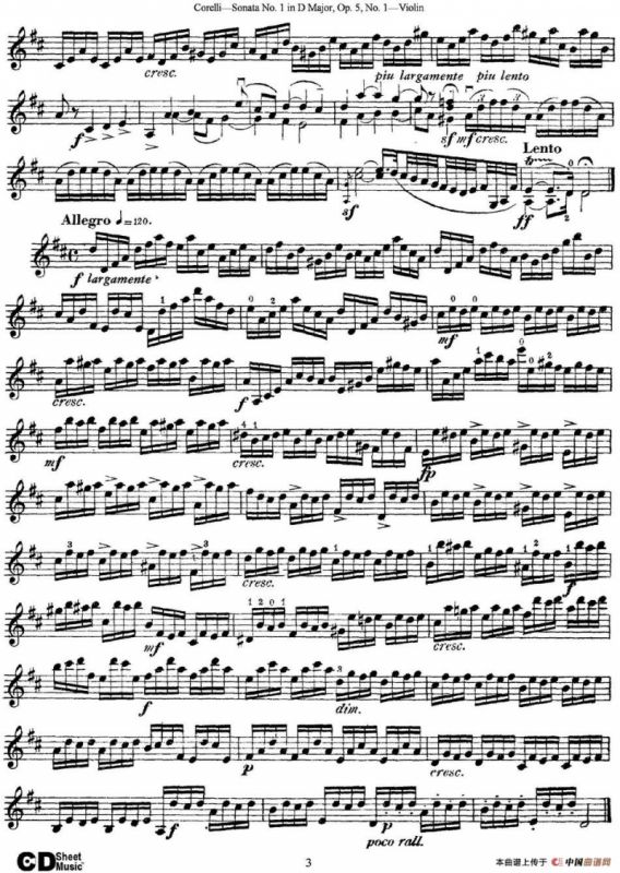 Sonata No.1 in D MajorOp.5 No.1