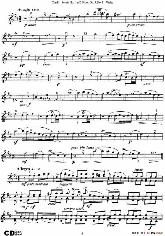 Sonata No.1 in D MajorOp.5 No.1